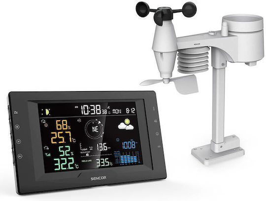 Sencor S-SWS9400 Kabelloser Wetterstation Digital Tischplatte