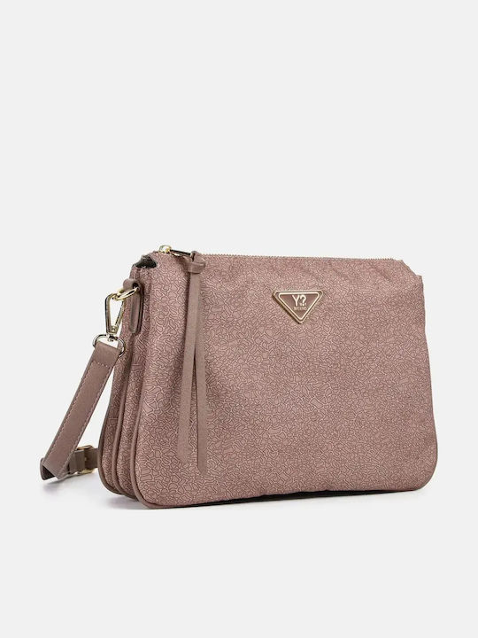 Fabric Women's Crossbody Bag Pink