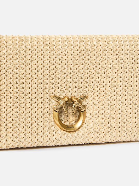 Straw Women's Crossbody Bag Beige