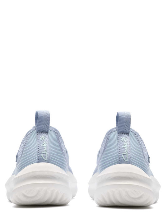 Jane Women's Ballerina Shoes With Strap In Light Blue Color