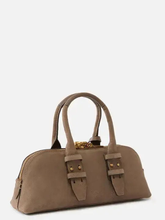 Pinko Bowling Women's Bag Suede Pinko Bowling Women's Bag Suede