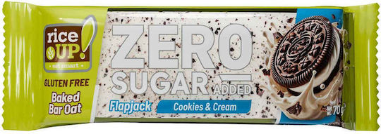 RiceUp Μπάρα Flapjack Χωρίς Προσθήκη Ζάχαρης 70gr