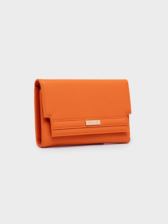 Large Women's Orange Wallet