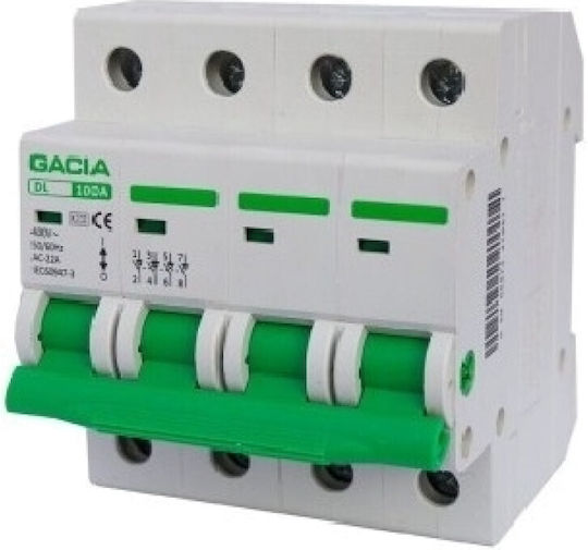 Modular Disconnect Switch 63a 4-pole