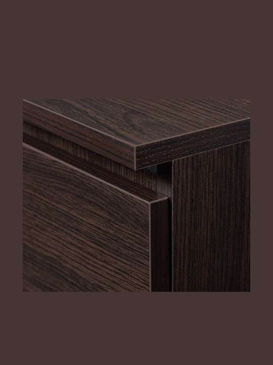 Birou de Calculatoare din Lemn Wenge Maro 90x50x77 cm