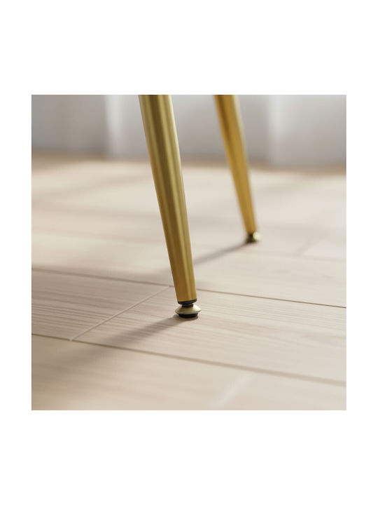 Living Room Stools Upholstered with Green Velvet 40x40x42cm
