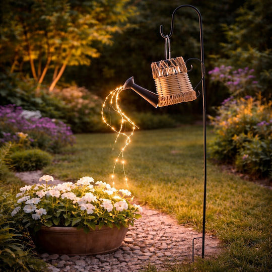 Solar Light with Warm White Light IP44 24.5x12x110cm