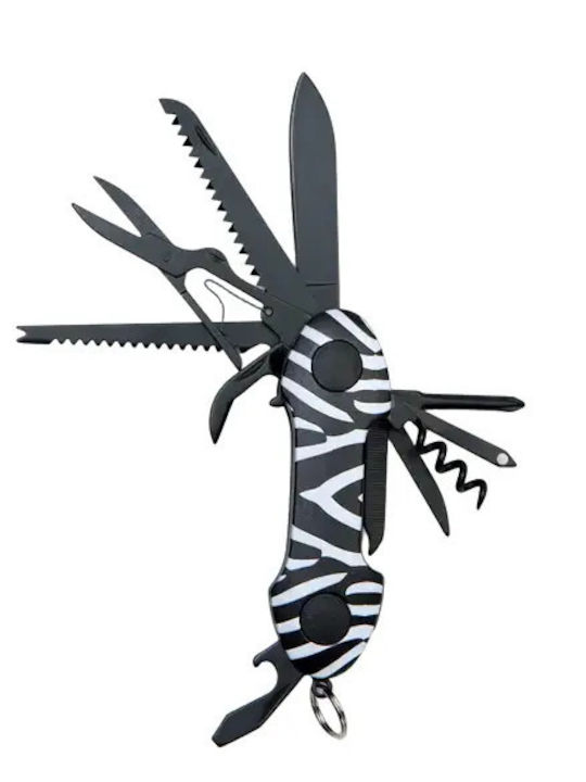 Munkees Multi Tool Knife Zebra 2548