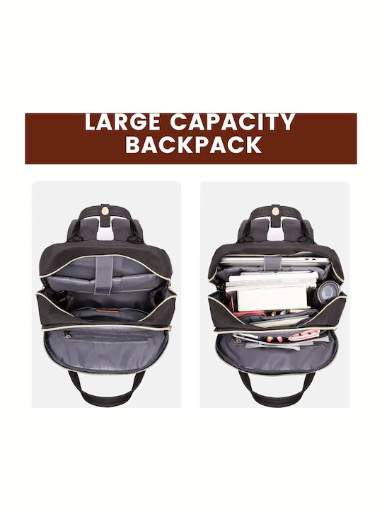 Lovevook Backpack for Laptop 15.6" with USB Port in Brown Colour MB2012