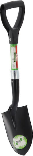 Mini Shovel Sharp Blade Fiberglass Handle Metal Head 68 Cm D-handle Green Black