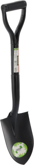 Small Garden Shovel Made Steel Ergonomic Handle 67 Cm Black
