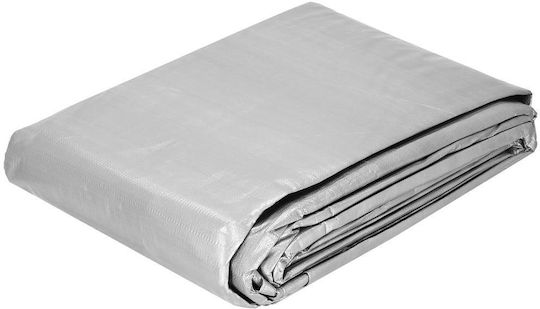 Waterproof Tarpaulin 260gr/m² 4x3m Heavy Duty Gray