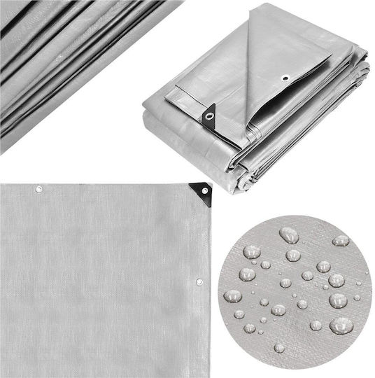 Wasserdichter Planen 160gr/m² 8x6m Graue