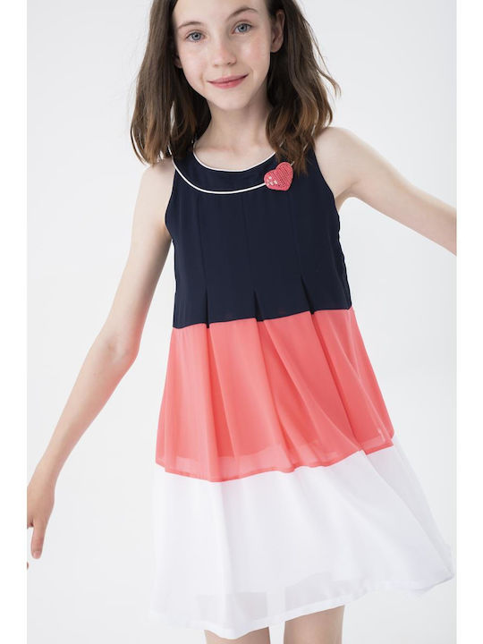 Kinderkleid Ärmellos Multicolor