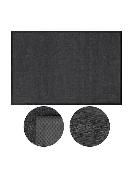 Sersimo Fußmatte Rutschfest Schwarz 150x90cm Dicke 4mm