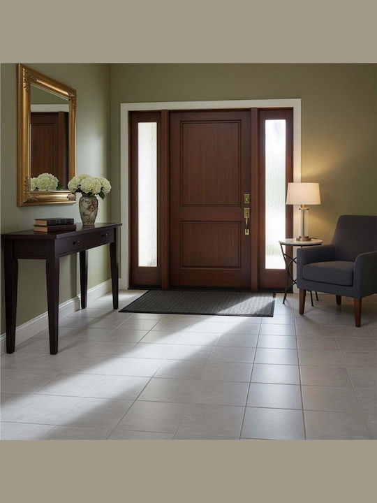 Non-Slip Black Doormat 90x60cm Thickness 4mm