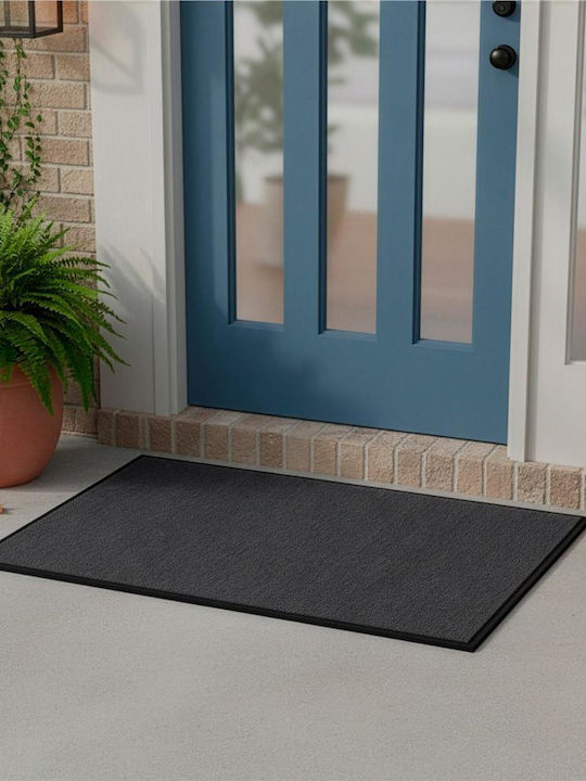 Sersimo Fußmatte Rutschfest Schwarz 150x90cm Dicke 4mm