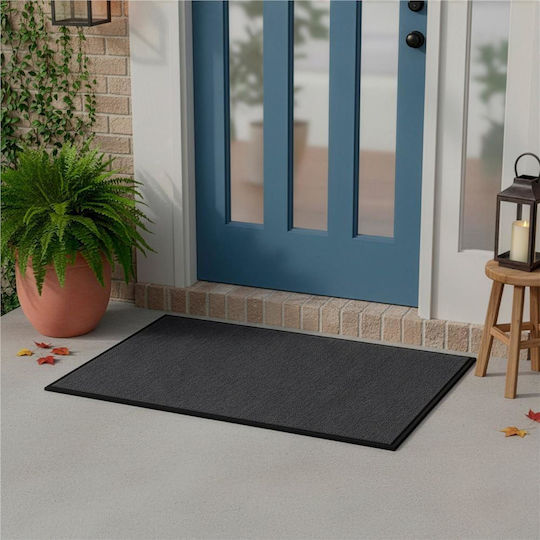 Pată de Intrare Antiderapantă Neagră 150x90 cm Grosime 4 mm