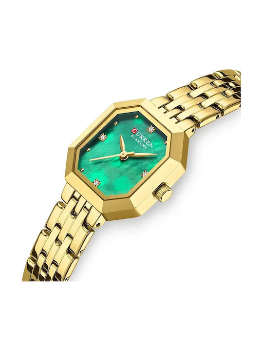 Curren Herrenuhr mit Batterie und Metall-Armband