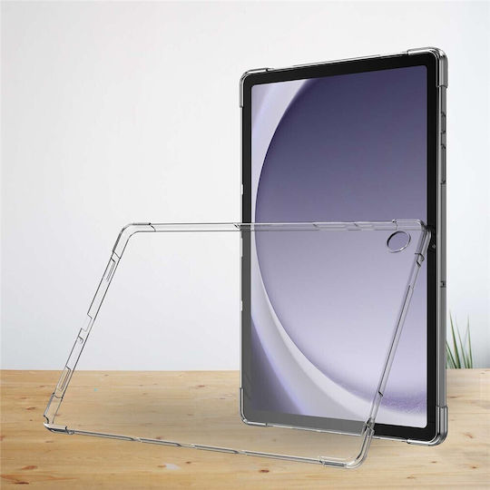 Shockproof Θήκη Σιλικόνης Tpu + Tempered Glass Samsung Galaxy Tab A11 Plus Tab A9 Plus Transparent