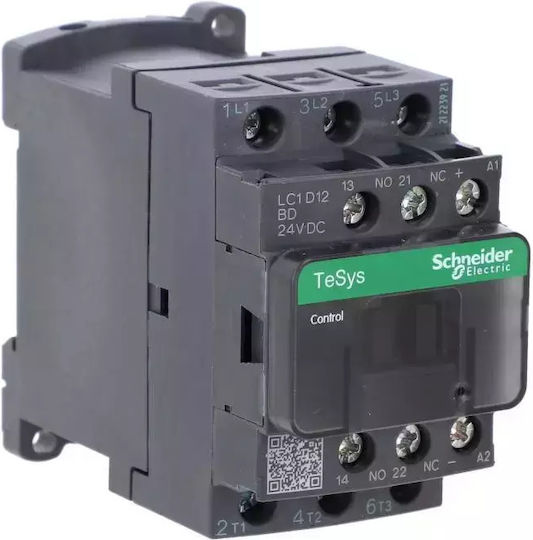 Schneider Electric TeSys D Relee de Fază Putere 12A Tripolar cu Tensiune 440V 5.5kW