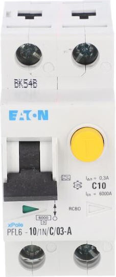Eaton Ρελέ Ράγας Διαρροής 10A