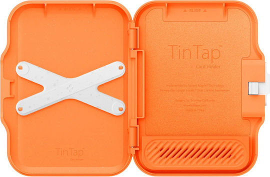 Spigen MagSafe Kartenhülle in Orange Farbe