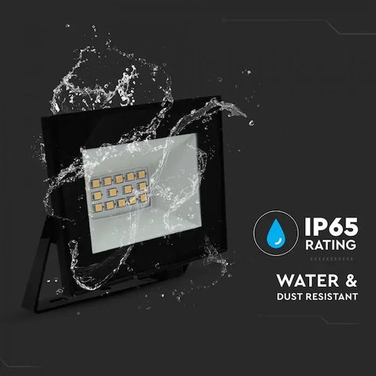 V-TAC Waterproof LED Floodlight 10W Cold White 6500K IP65