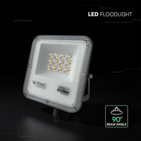 V-TAC Pro Στεγανός Προβολέας LED 10W Ψυχρό Λευκό 6500K IP65