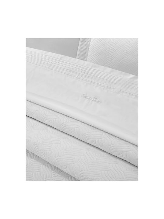 Beauty Home Promise Art 12499 Set Coverlets Double White 230x250cm 3 Pieces