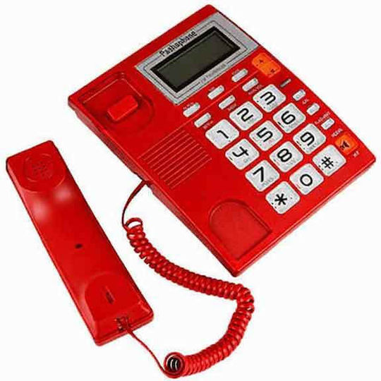 Pashaphone Telefon cu Fir de Birou pentru Persoane În Vârstă Alb TOPF-211687