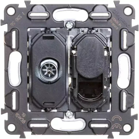 Legrand Valena In'Matic Mecanism Dublu Prize De Rețea RJ45 Tip Cat6 753055