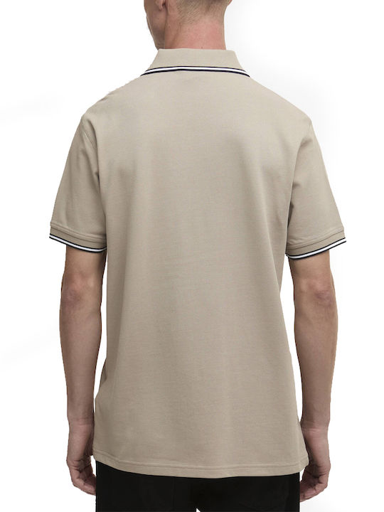 Barbour Tipped Polo Blouse Beige