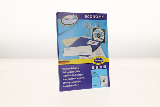 Avery 3300 Αυτοκόλλητες Ετικέτες Α4 Ορθογώνιες 70x25.4mm