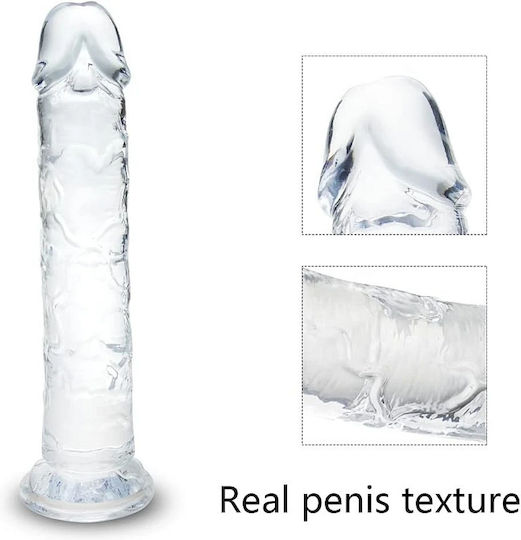 Smd Vanguard Realistic Xl Dildo 25cm Ρεαλιστικό Dildo Βεντούζα Clear
