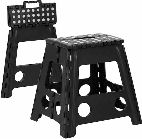 Taburet De Exterior Din Polipropilenă Negru