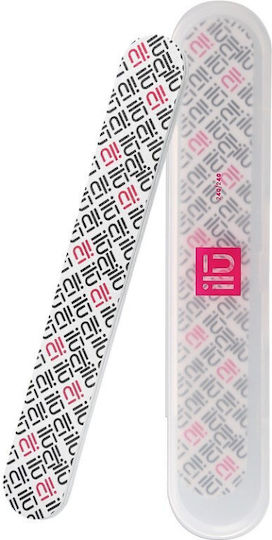 Ilu 2in1 Straight Nail File In Travel Case Standard 240/240