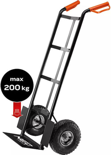 Neo Tools Transport-Wagen for Load Weight up to 200kg in Schwarz Color