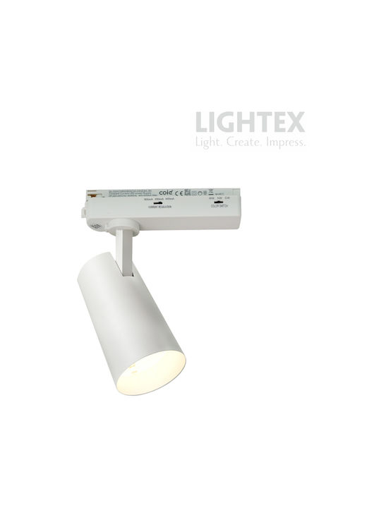 Lightex LED Σποτ σε Λευκό Χρώμα