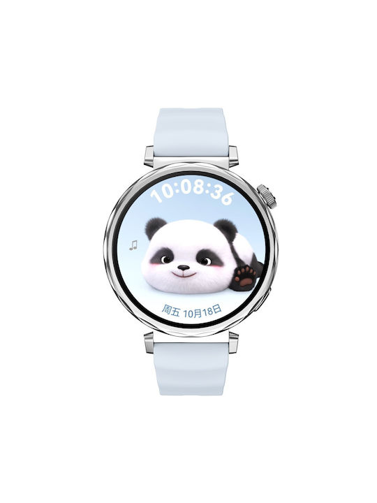 Λουράκι Σιλικόνης Ασημί (Xiaomi Watch S4 41mmGarmin Venu 3SHuawei Watch GT 6 41mm)
