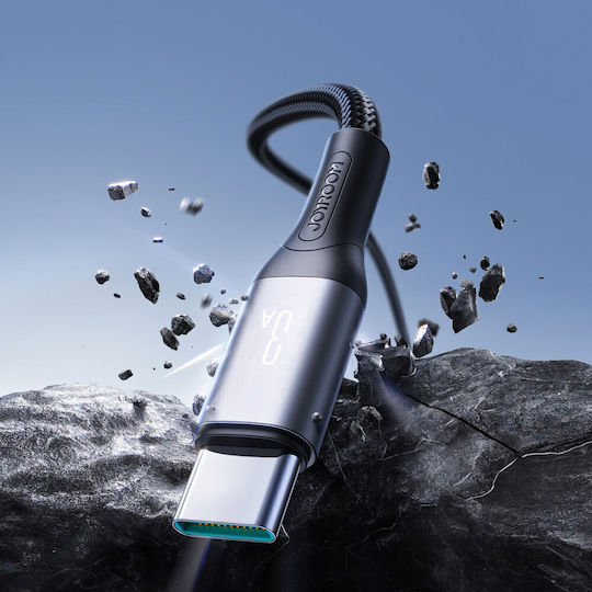 Joyroom Series USB 2.0 Cable USB-C male - USB-A / USB-C 30W Black 2m