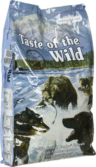 Taste Of The Wild Pacific Stream 5.6kg Dry Food Gluten-Free for Adult Dogs with Salmon