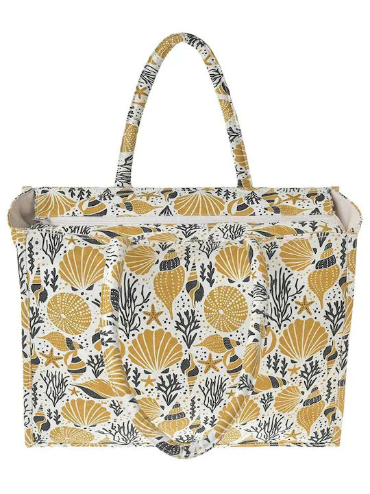 Ble Resort Collection Υφασμάτινη Τσάντα Θαλάσσης Εκρού