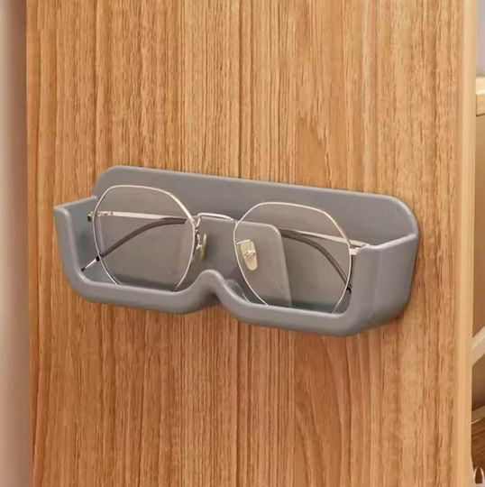 Wall-Mounted Gray Self-Adhesive Glasses Holder Spv S