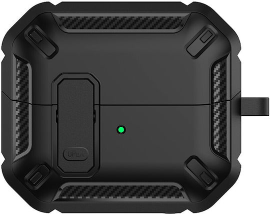 Armor Калъф в Черен Цвят за Galaxy Buds3 Pro