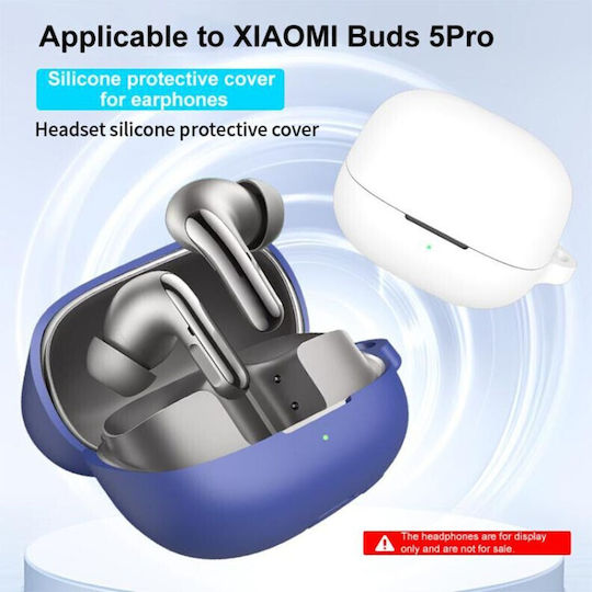Θήκη Σιλικόνης σε Λευκό χρώμα για Xiaomi Buds 5 Pro