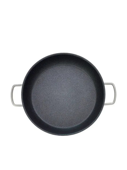 WMF Permadur Advance Saganaki aus Rostfreiem Stahl mit Antihaftbeschichtung 32cm