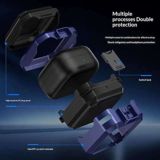 Калъф в Черен Цвят за Galaxy Buds4 / 4 Pro
