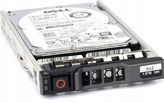 Dell Sas 10k 1.8TB HDD Σκληρός Δίσκος 3.5" SATA III 10000rpm για Server