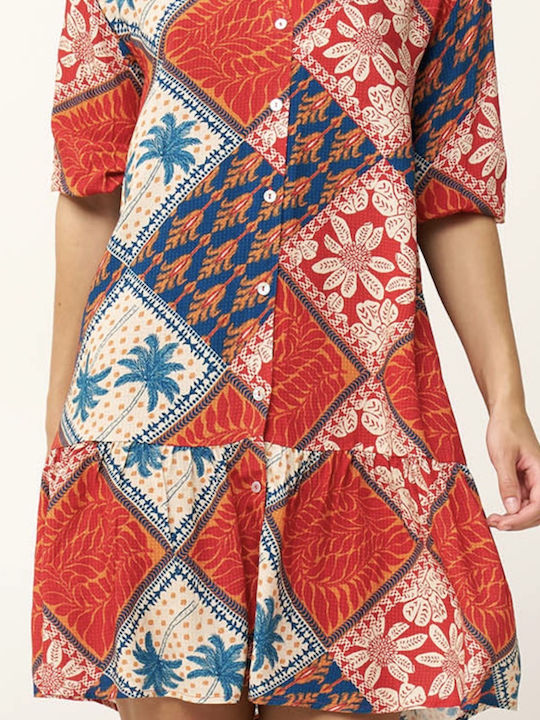 Sommer Kleid Rot Clay